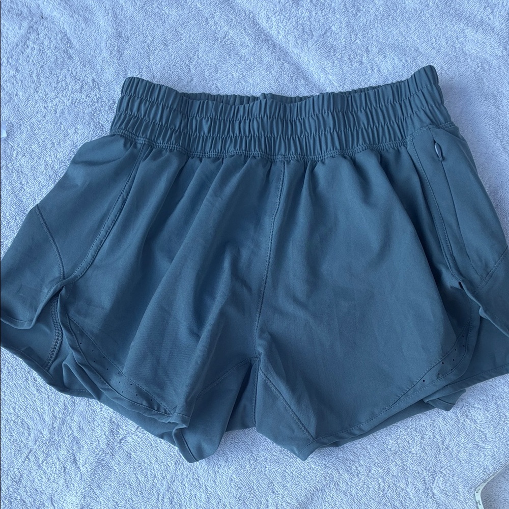 Women's Athletic Shorts in Slate Blue